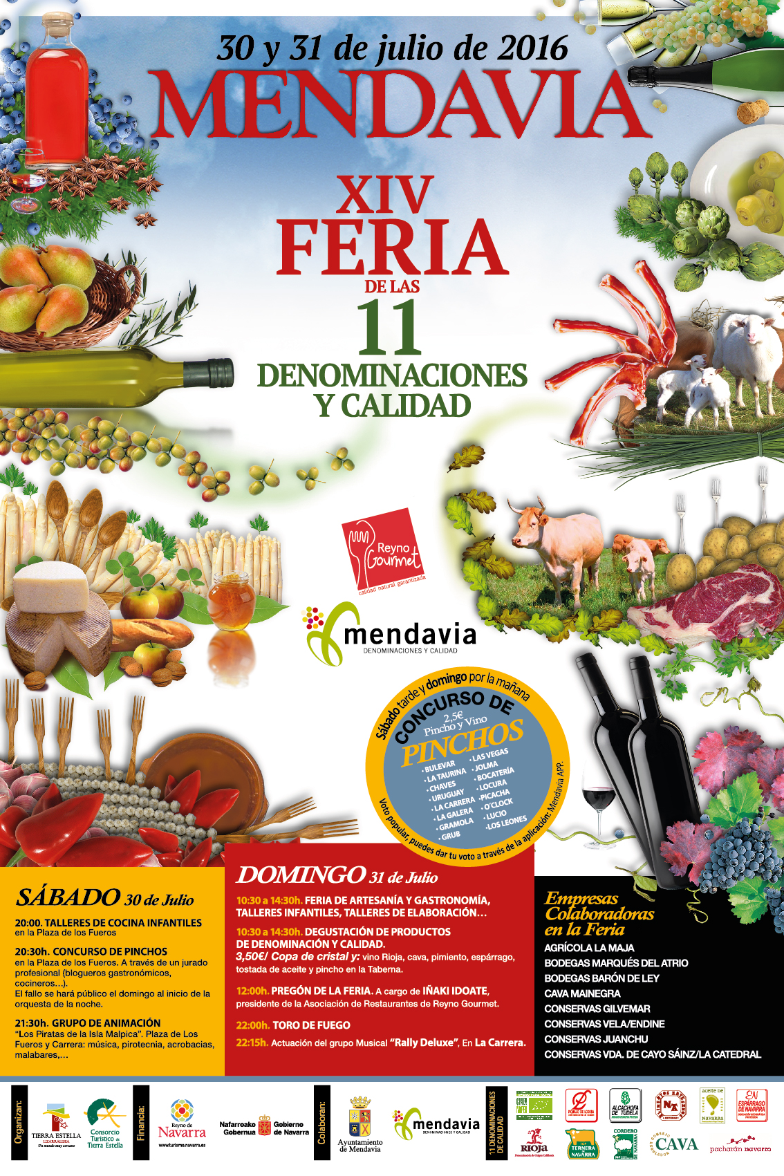 MENDAVIA ULTIMA SU XIV FERIA DE LAS 11 DENOMINACIONES MENDAVIA ULTIMA SU XIV FERIA DE LAS 11 DENOMINACIONES