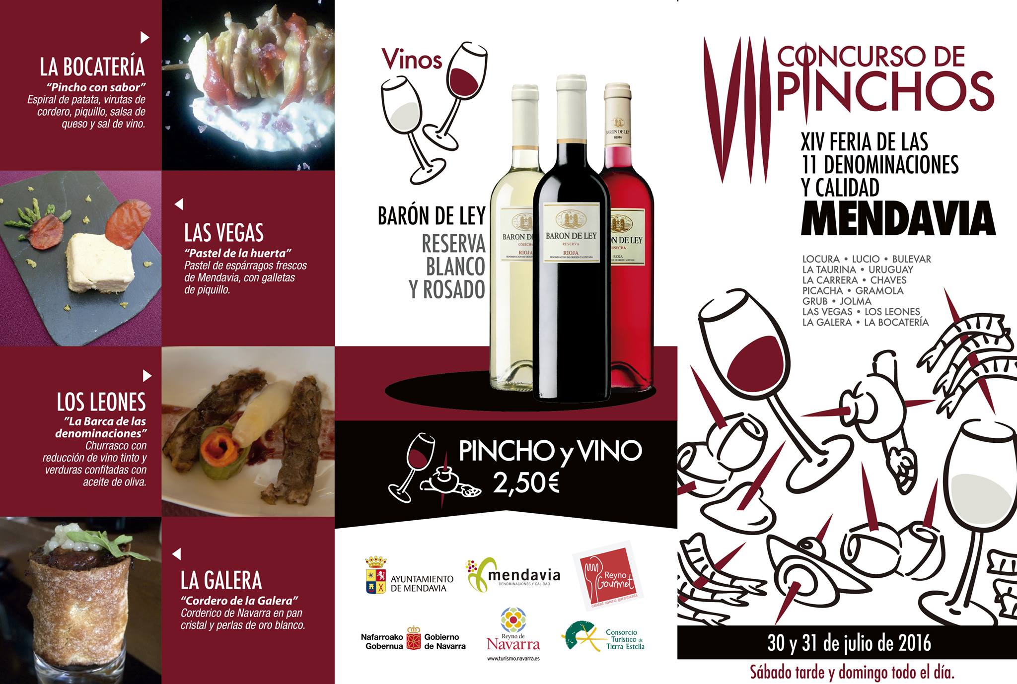 MENDAVIA ACOGE ESTE FIN DE SEMANA SU VII CONCURSO DE PINCHOS MENDAVIA ACOGE ESTE FIN DE SEMANA SU VII CONCURSO DE PINCHOS