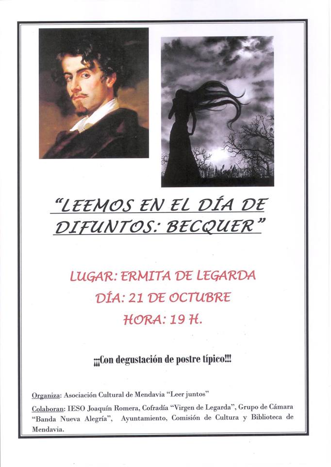 LA ASOCIACIÓN CULTURAL ‘LEER JUNTOS’ ORGANIZA UNA LECTURA DE BÉCQUER LA ASOCIACIÓN CULTURAL ‘LEER JUNTOS’ ORGANIZA UNA LECTURA DE BÉCQUER