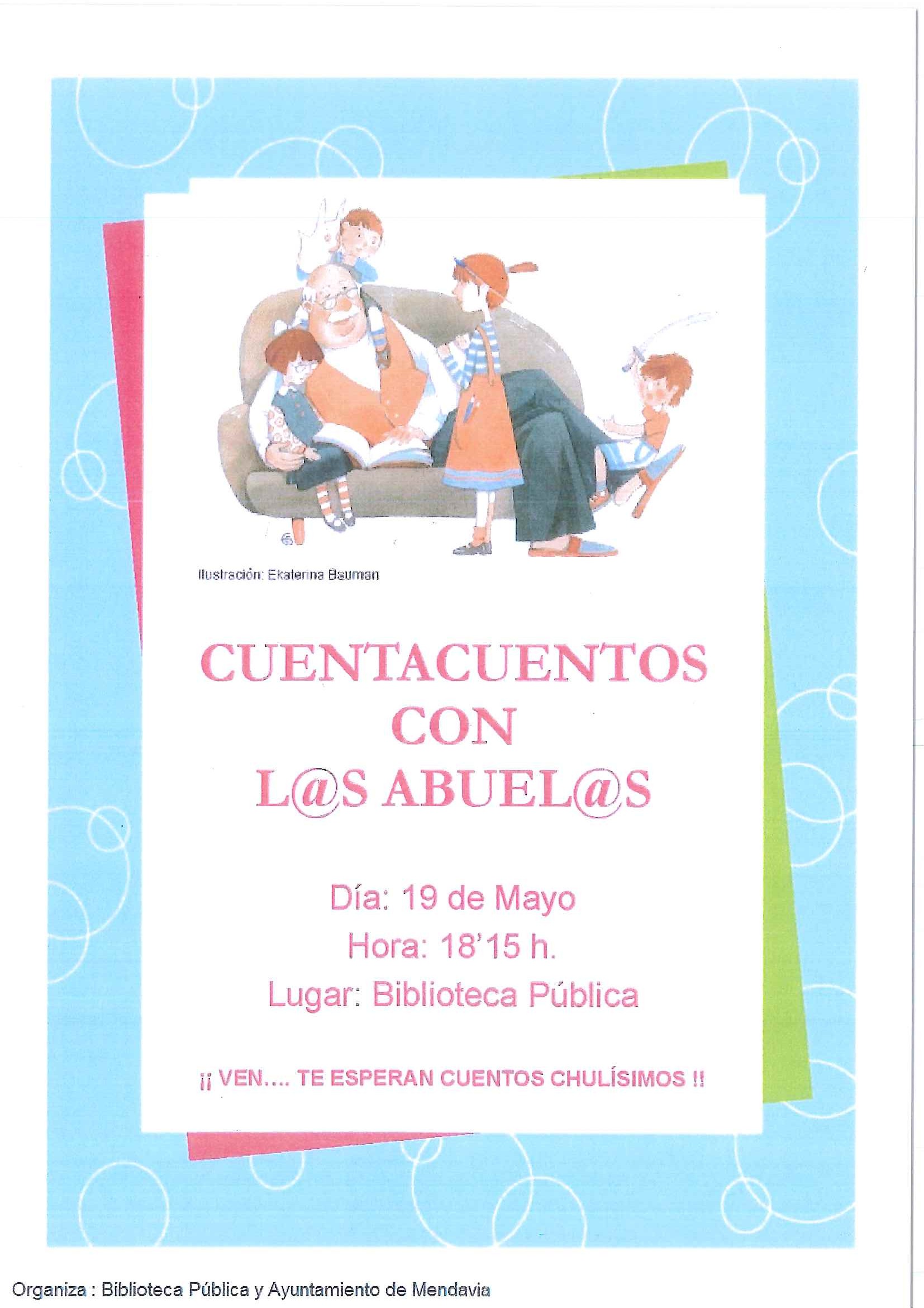 LA BIBLIOTECA CUENTA CUENTOS CON ABUELOS Y NIETOS LA BIBLIOTECA CUENTA CUENTOS CON ABUELOS Y NIETOS