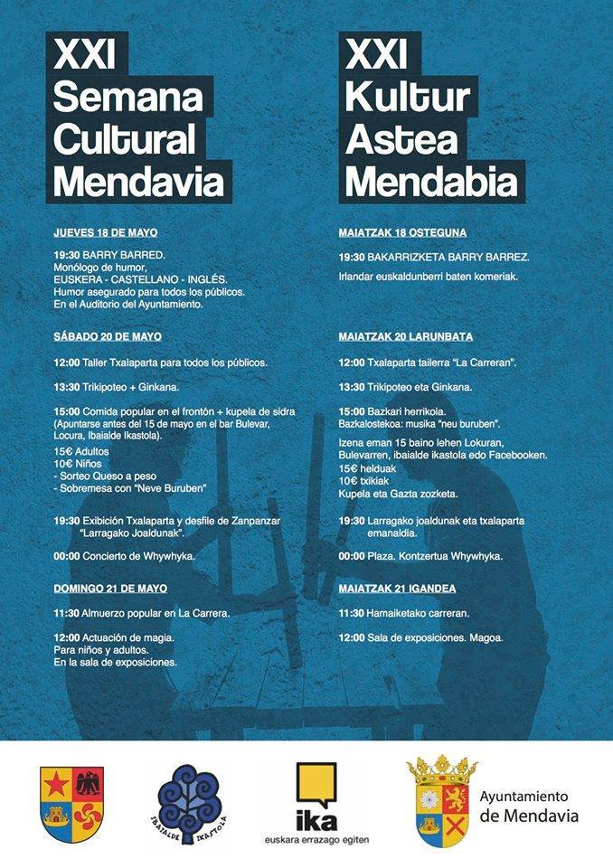 MENDAVIA CELEBRA LA XXI SEMANA CULTURAL DEL EUSKERA MENDAVIA CELEBRA LA XXI SEMANA CULTURAL DEL EUSKERA