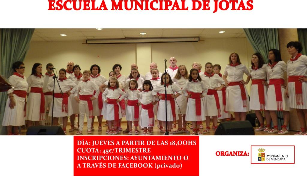 ABIERTO EL PLAZO DE INSCRIPCIÓN EN LA ESCUELA MUNICIPAL DE JOTAS DE MENDAVIA ABIERTO EL PLAZO DE INSCRIPCIÓN EN LA ESCUELA MUNICIPAL DE JOTAS DE MENDAVIA