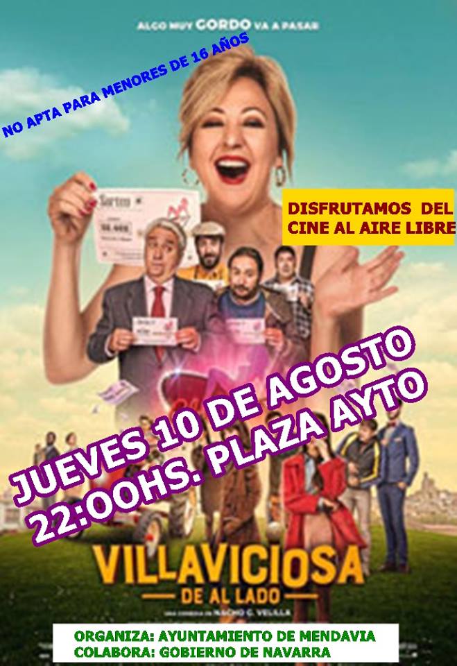 EL JUEVES 10 DE AGOSTO, CINE AL AIRE LIBRE CON LA PELÍCULA ‘VILLAVICIOSA DE AL LADO’ EL JUEVES 10 DE AGOSTO, CINE AL AIRE LIBRE CON LA PELÍCULA ‘VILLAVICIOSA DE AL LADO’