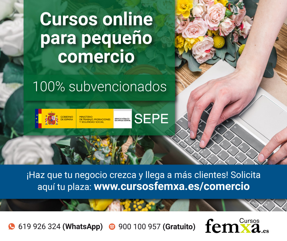 EL SERVICIO PÚBLICO DE EMPLEO ESTATAL SUBVENCIONA CURSOS ONLINE DIRIGIDOS A TRABAJADORAS Y AUTÓNOMAS DE COMERCIO EL SERVICIO PÚBLICO DE EMPLEO ESTATAL SUBVENCIONA CURSOS ONLINE DIRIGIDOS A TRABAJADORAS Y AUTÓNOMAS DE COMERCIO