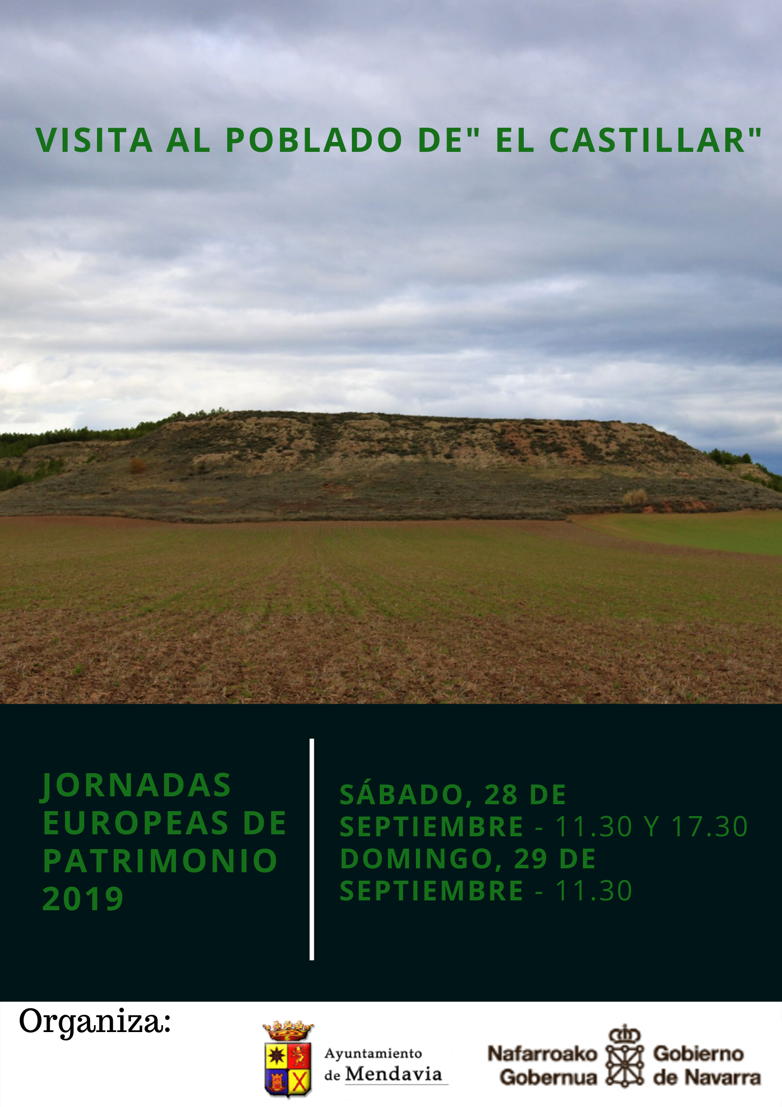 Jornadas Europeas de Patrimonio 2019. VISITA AL POBLADO DE «EL CASTILLAR» Jornadas Europeas de Patrimonio 2019. VISITA AL POBLADO DE «EL CASTILLAR»