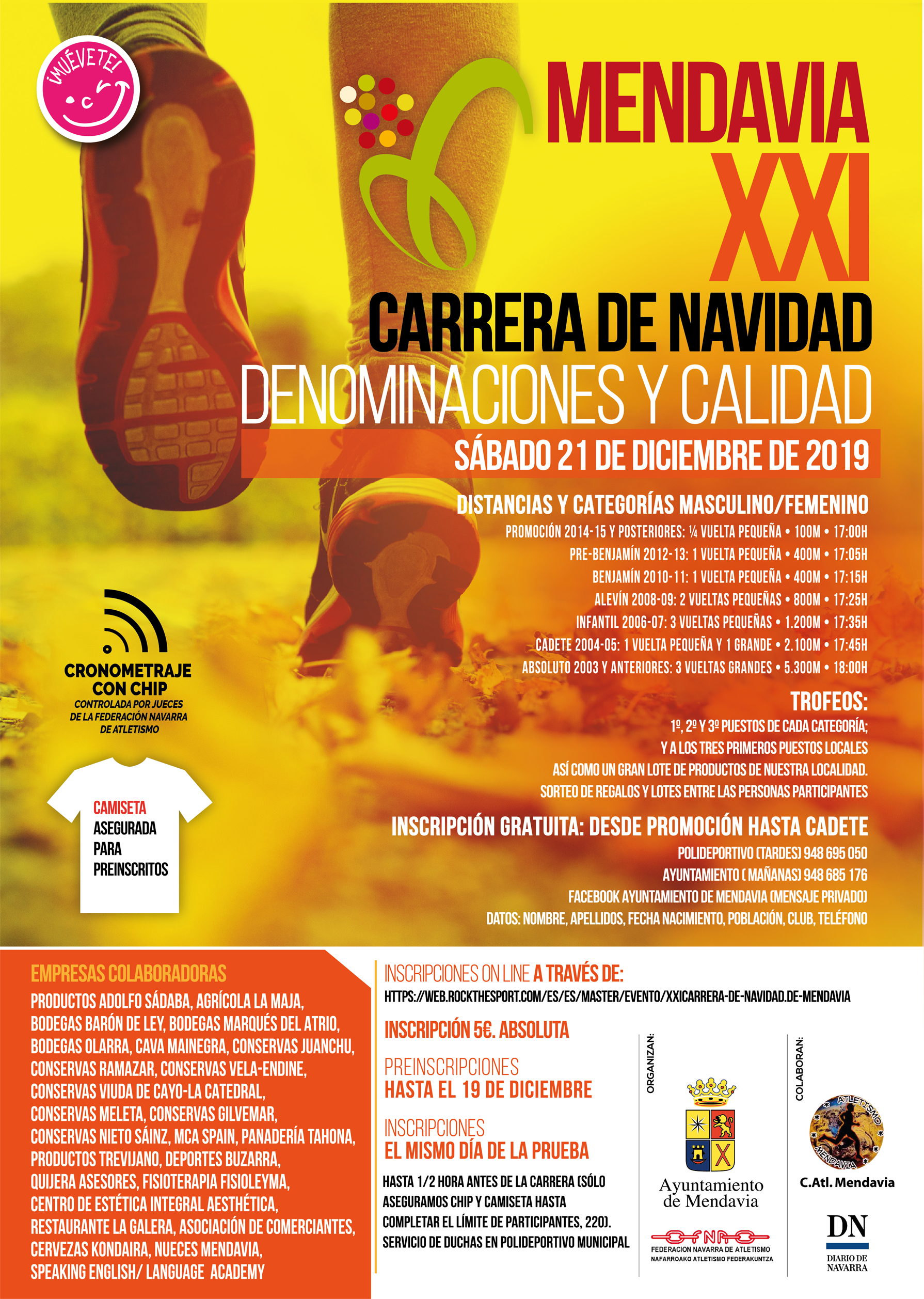 XXI CARRERA DE NAVIDAD. Denominaciones y Calidad XXI CARRERA DE NAVIDAD. Denominaciones y Calidad